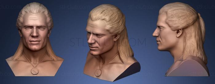 3D model Geralt The Witcher (STL)